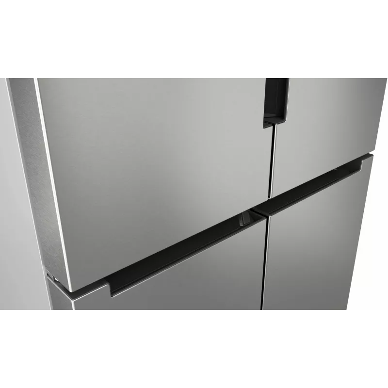 Bosch Serie 4 KFN96APEA frigorífico combinado Side-by-Side, French Door, de instalação livre, 605 l (405 l + 200 l), Home Connect, classe energética E, aço inoxidável