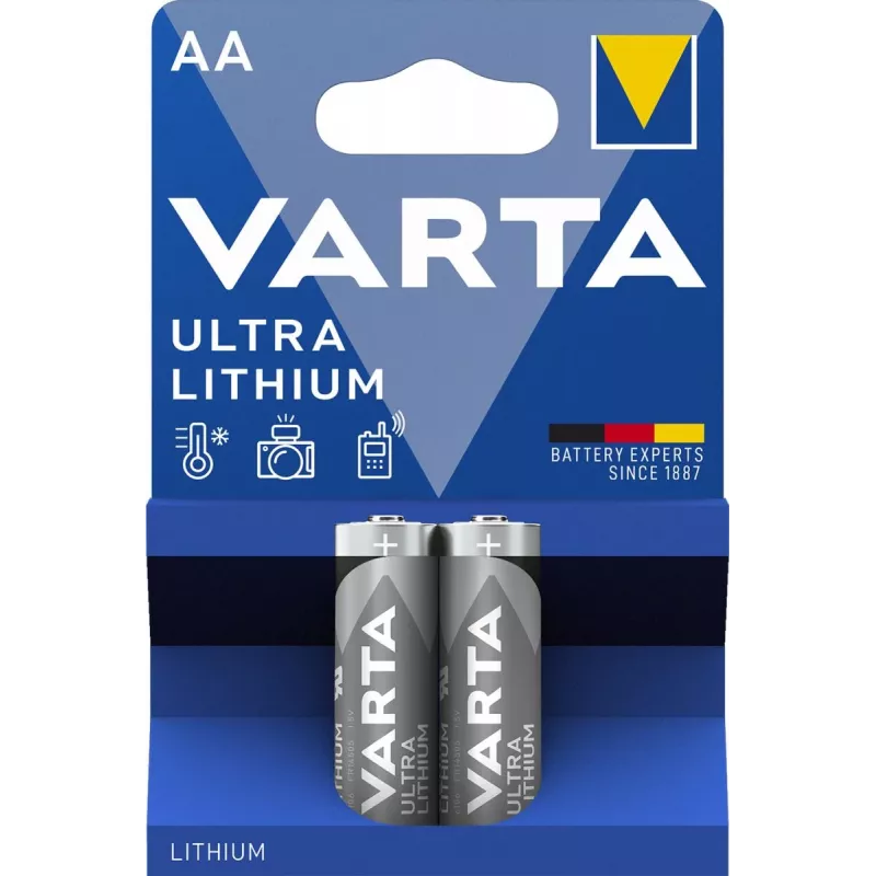 Pilha descartável VARTA Ultra Lithium Mignon AA 1,5 V