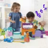 Brinquedo de construção sensorial MEGA BLOKS Fisher Price Quinta Musical (45 peças) para crianças pequenas
