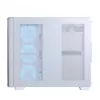 Caixa de PC Aerocool P500C Midi Tower branco ATX fonte lateral 3 ventoinhas de 120 mm