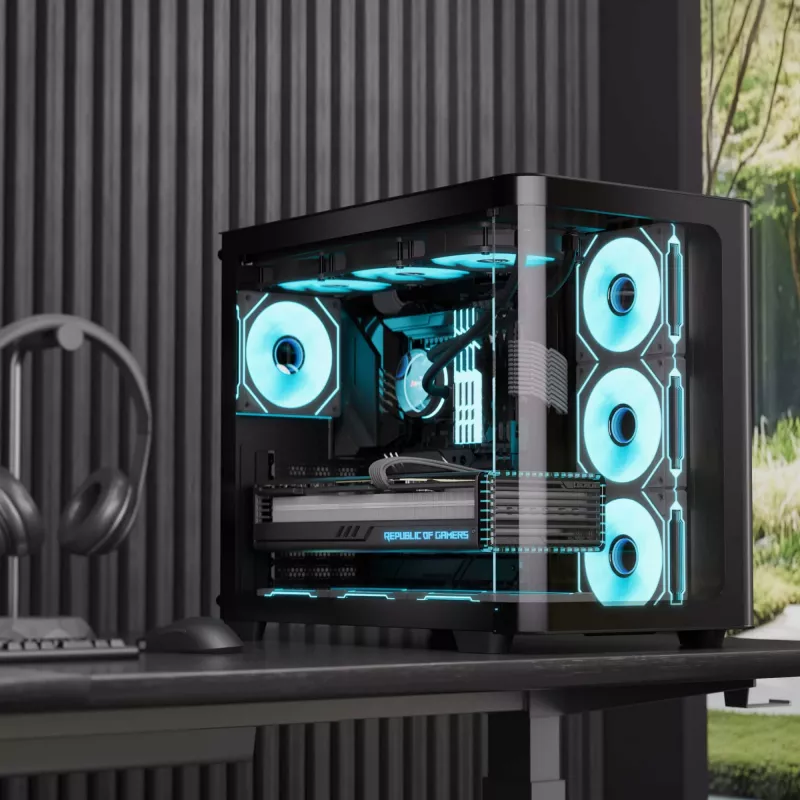 Aerocool P500C Midi Tower preto