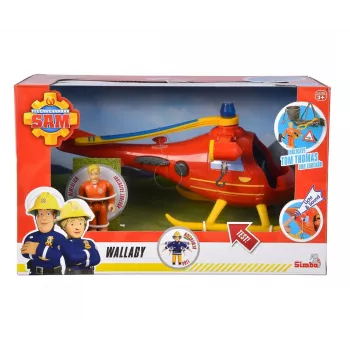Helicóptero Simba Toys 109252510 Fireman Sam laranja 3+