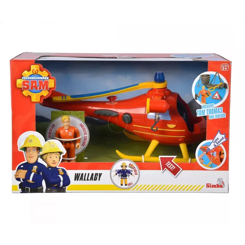 Helicóptero Simba Toys 109252510 Fireman Sam laranja 3+
