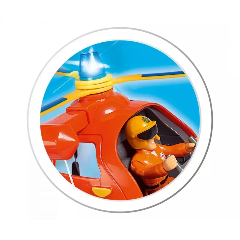Helicóptero Simba Toys 109252510 Fireman Sam laranja 3+