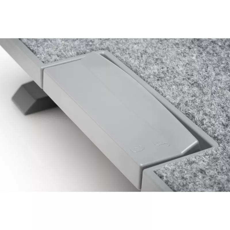 Kensington SmartFit SoleMate Pro Elite K50345EU apoio de pés ergonómico, altura regulável 9–12 cm, inclinação 0–18°, cinzento