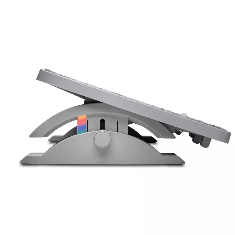 Kensington SmartFit SoleMate Pro Elite K50345EU apoio de pés ergonómico, altura regulável 9–12 cm, inclinação 0–18°, cinzento