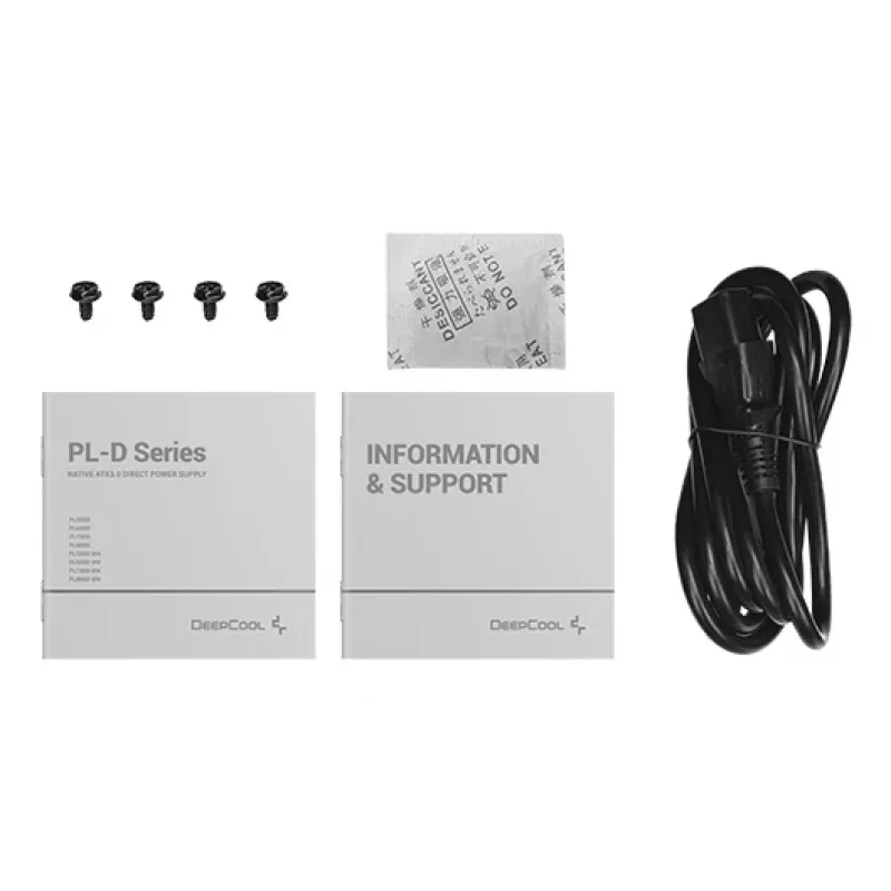Fonte de alimentação DEEPCOOL Pl800d 800 W 20+4 Pin ATX - preto