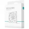 Ventoinha de caixa DeepCool FD14 WH 140 mm, 140 x 140 x 25 mm, branca, 3-Pin