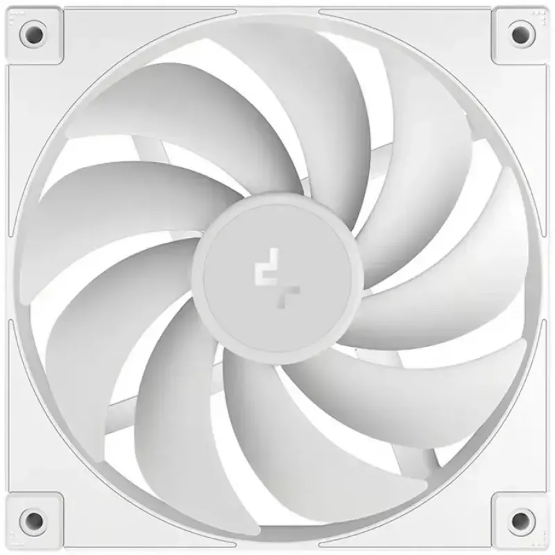 Ventoinha para caixa DeepCool FD14 White 140mm 3in1 — 140 mm, branco, conector 3-em-1