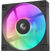 Ventoinha de caixa DeepCool FD12 ARGB 120mm preta 120x120x25