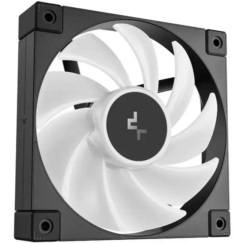 Ventoinha de caixa DeepCool FD12 ARGB 120mm preta 120x120x25