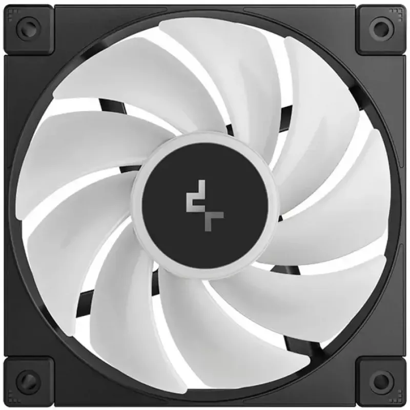 Ventoinha de caixa DeepCool FD12 ARGB 120mm preta 120x120x25