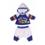 BABY born fato de treino azul-marinho 43cm conjunto de roupa para boneca