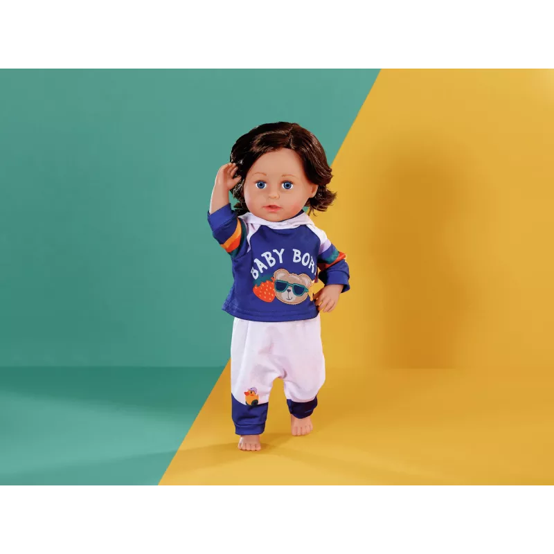 BABY born fato de treino azul-marinho 43cm conjunto de roupa para boneca