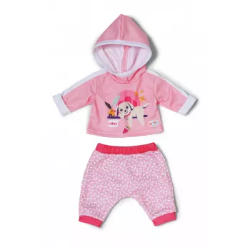 BABY born fato de treino rosa 43 cm conjunto de roupa para boneca