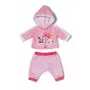 BABY born fato de treino rosa 43 cm conjunto de roupa para boneca