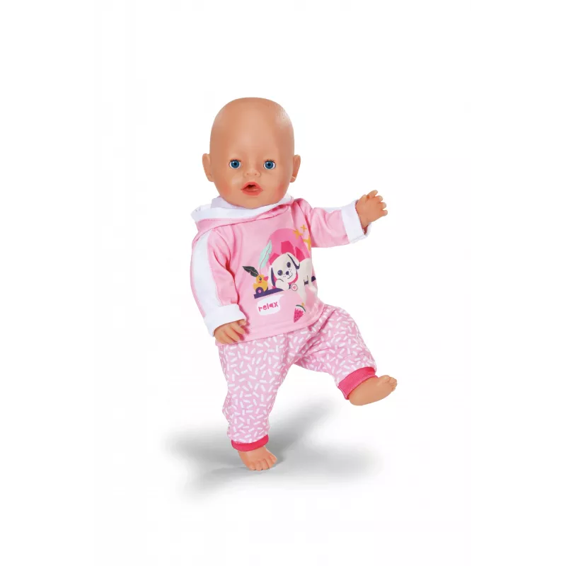 BABY born fato de treino rosa 43 cm conjunto de roupa para boneca