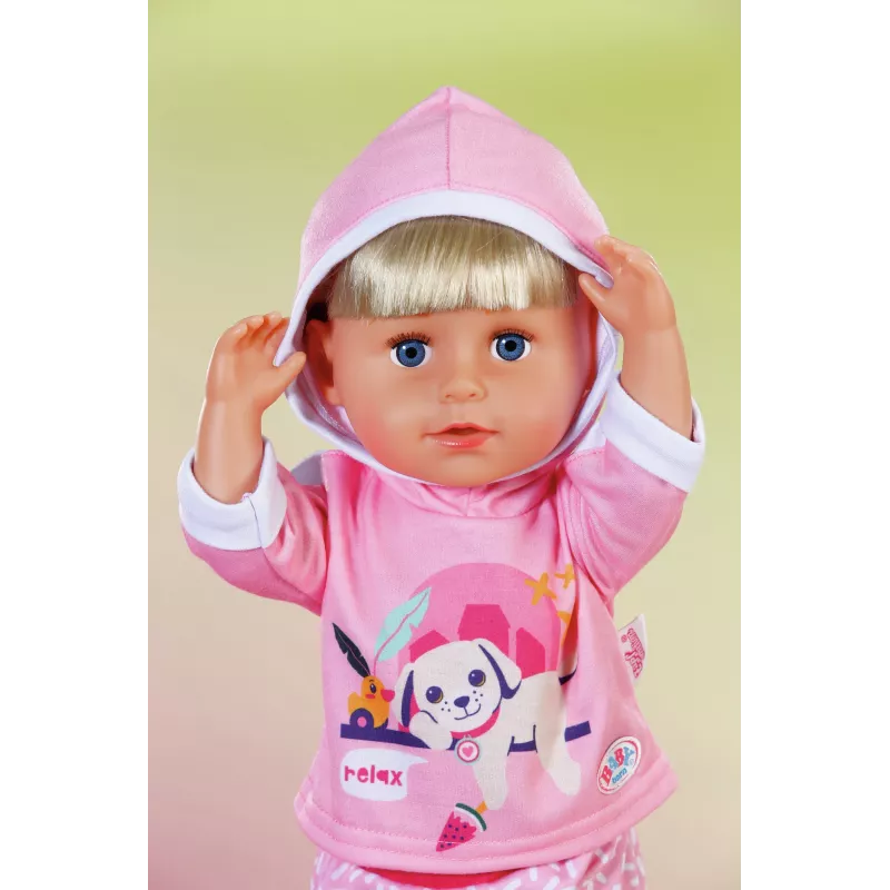 BABY born fato de treino rosa 43 cm conjunto de roupa para boneca