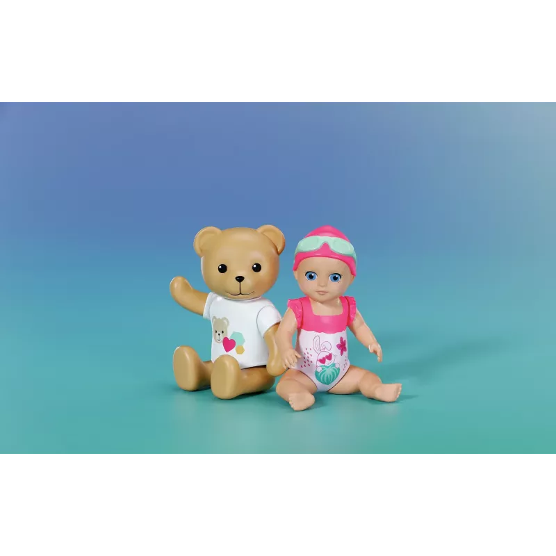 BABY born Splish Splash Teddy animal de banho multicolor