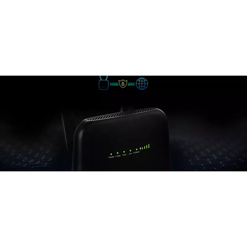 D-Link DWR-960 router Wi-Fi 4G LTE, AC1200 dual-band, LTE Cat7 até 300 Mbit/s, 2x GbE LAN