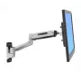 Suporte de parede ERGOTRON Lx Sit-stand para braço LCD (alumínio polido)