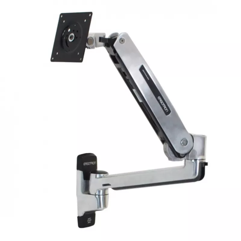 Suporte de parede ERGOTRON Lx Sit-stand para braço LCD (alumínio polido)