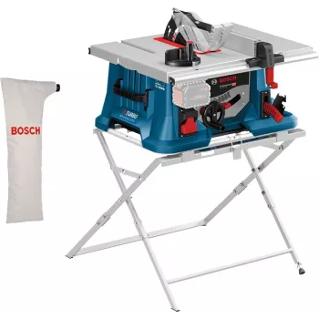 Bosch BITURBO GTS 18V-216 Professional serra de bancada sem fios, 18 V, lâmina de 216 mm, solo (sem bateria e carregador), azul