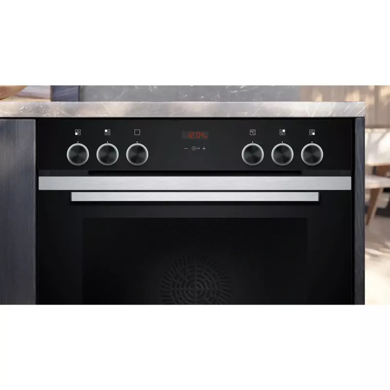 Conjunto de aparelhos de cozinha Siemens EQ311KA1ZM — placa vitrocerâmica (4 zonas), forno elétrico 71 l, superfície vitrocerâmica