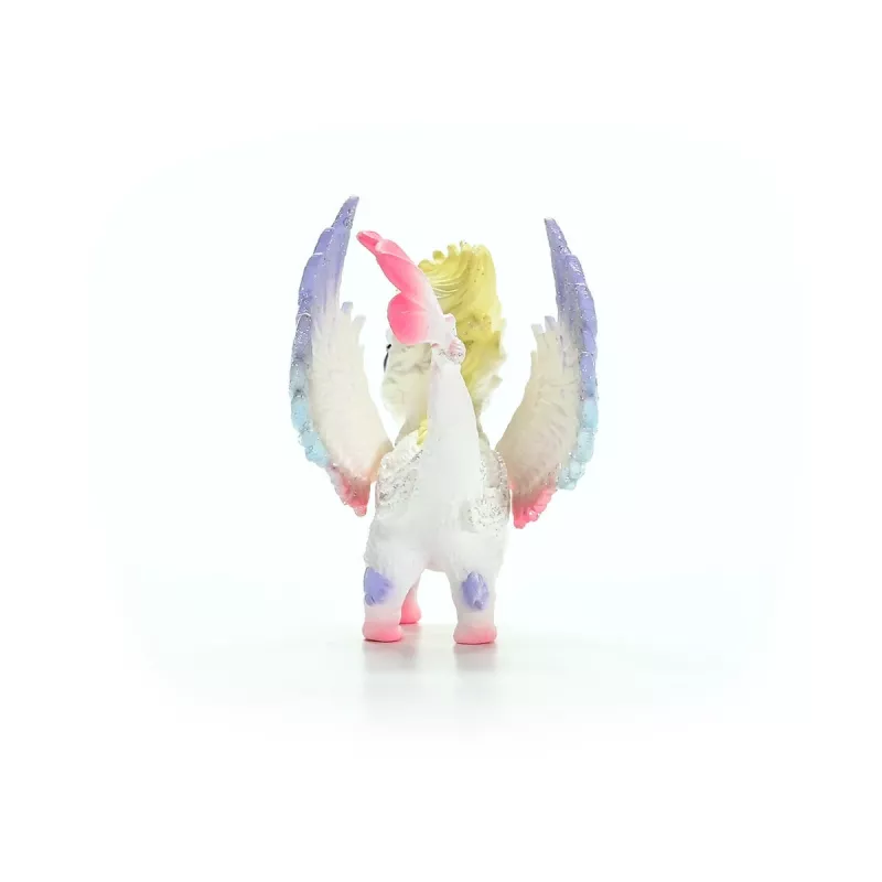 Figura Schleich BAYALA Bebé Dragão Arco-íris a partir dos 5 anos, bege azul verde, tema unicórnio/pégaso