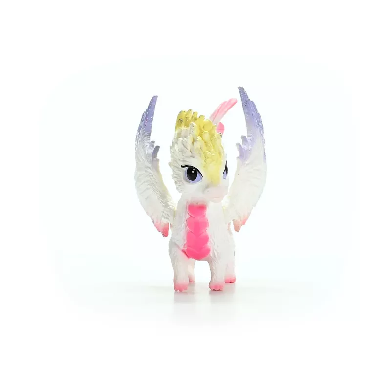 Figura Schleich BAYALA Bebé Dragão Arco-íris a partir dos 5 anos, bege azul verde, tema unicórnio/pégaso