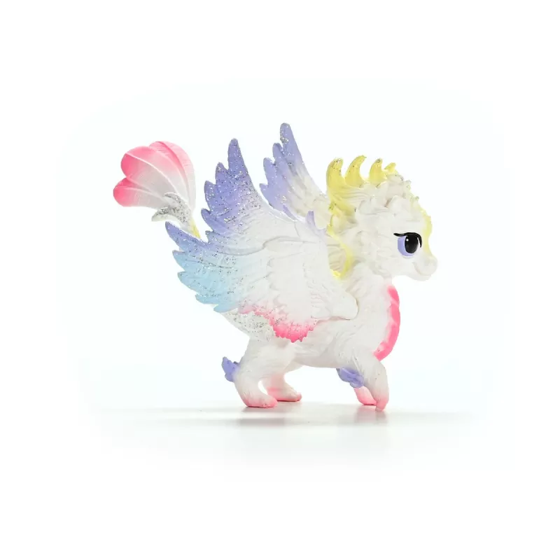 Figura Schleich BAYALA Bebé Dragão Arco-íris a partir dos 5 anos, bege azul verde, tema unicórnio/pégaso