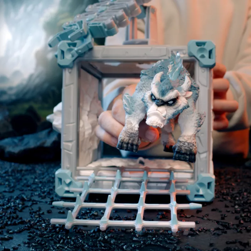 schleich ELDRADOR CREATURES BattleCave Snow Slasher, ação/aventura, monstros e dragões, mundo de gelo, BattleCave, 7 ano(s), multicolor