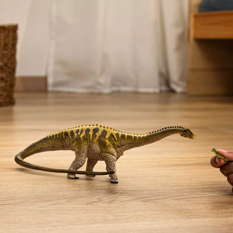 schleich Dinossauro Diplodocus, 4 ano(s), conquista da Terra, dinossauros e vulcão, multicolor