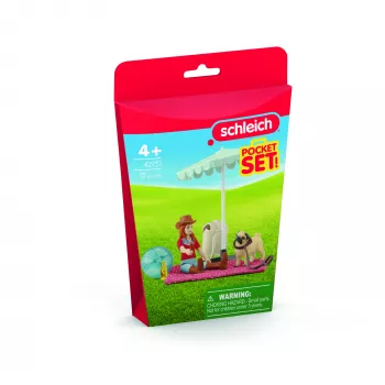 schleich HORSE CLUB Passeio de um dia ao lago, animal, cavalos, conjuntos de bolsa, 5 anos, multicolor