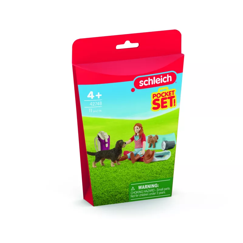schleich HORSE CLUB Conjunto de brincar Dormida com Hannah, animal, cavalos, conjuntos de bolsa, 5 anos, multicolor