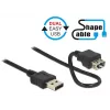 Cabo USB DeLOCK 2m 2xUSB2.0-A