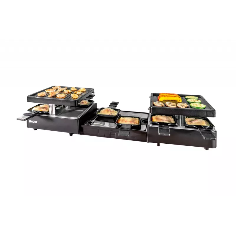 Unold 48755 grelhador raclette 8 pessoas 1300 W preto
