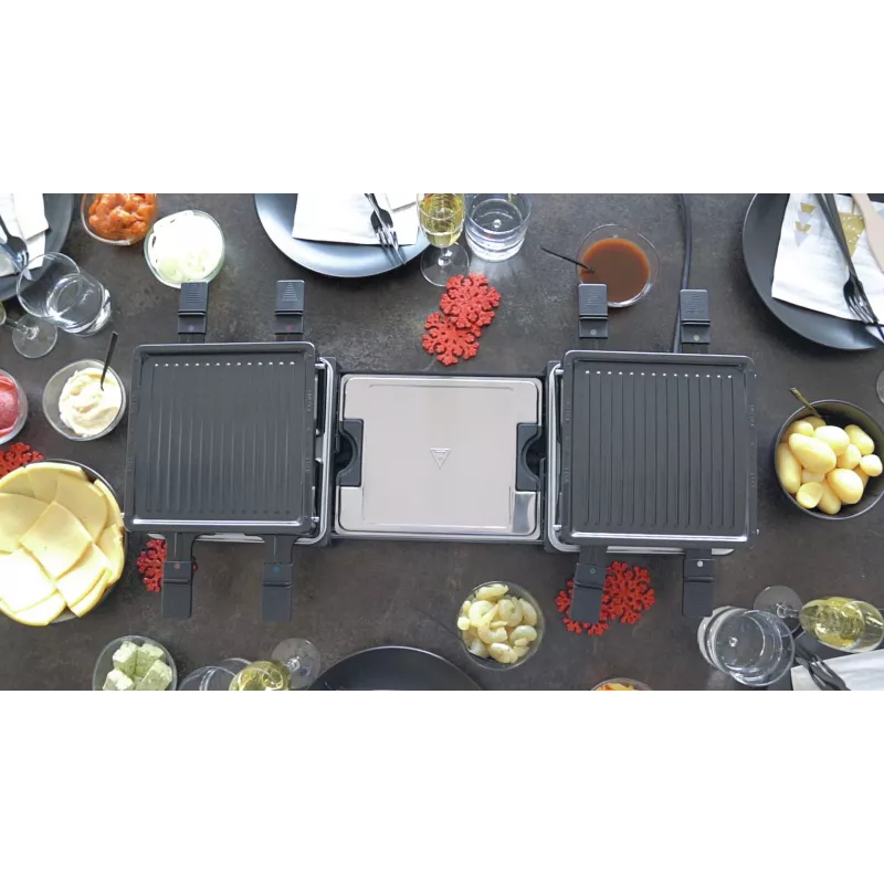 Unold 48755 grelhador raclette 8 pessoas 1300 W preto