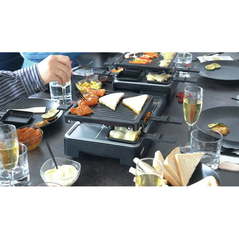Unold 48755 grelhador raclette 8 pessoas 1300 W preto