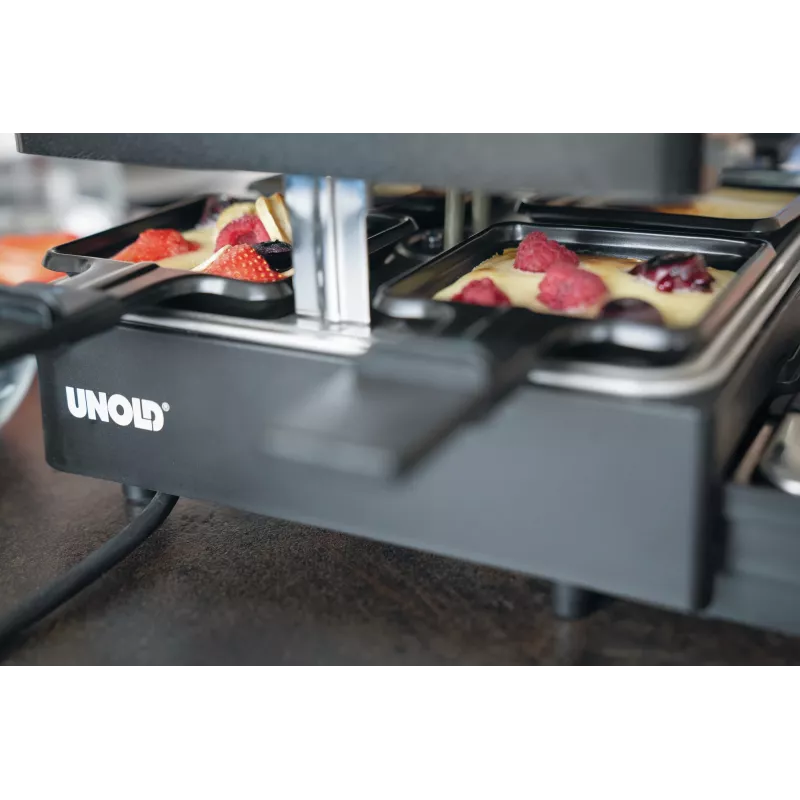 Unold 48755 grelhador raclette 8 pessoas 1300 W preto