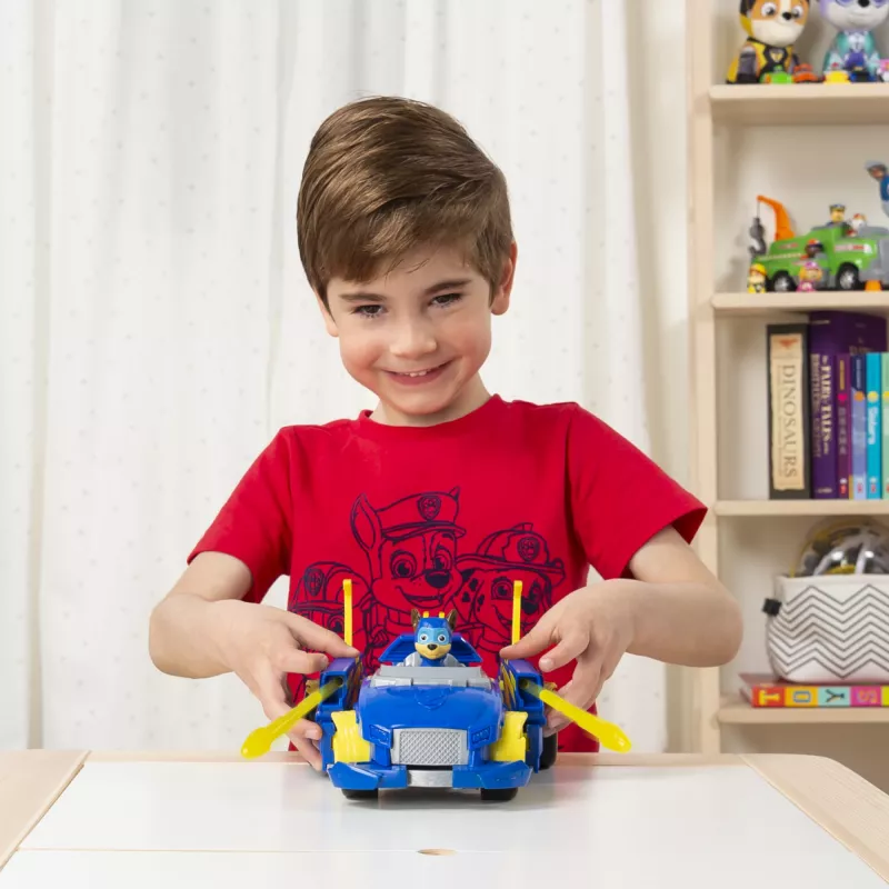 PAW Patrol, Mighty Pups Super PAWs Chase's Powered Up Cruiser Veículo Transformável