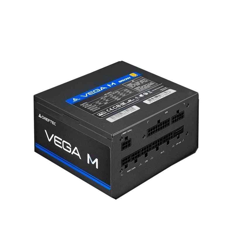 Fonte de alimentação Chieftec Vega PPG-850-C 850 W 20+4-Pin-ATX ATX Preta