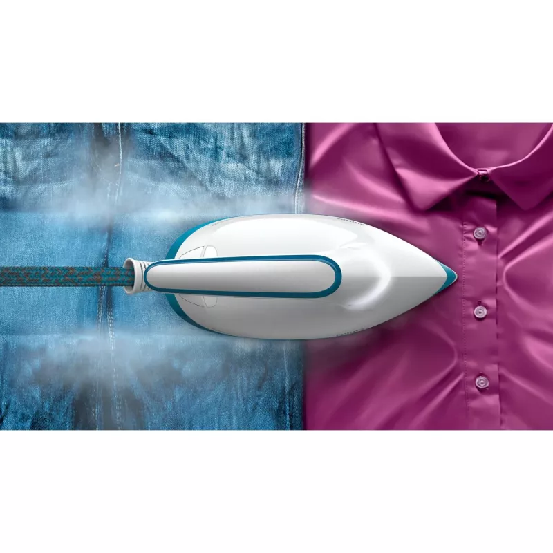 Central de engomar a vapor Philips PSG6022/20 2400 W 1,8 L Sem sola SteamGlide Plus Azul, Branco