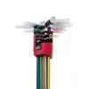 Wiha 43849 conjunto de chaves Allen em suporte ErgoStar, 9 pcs.