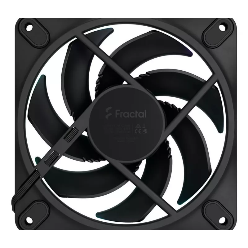 FRACTAL DESIGN ventoinha de arrefecimento Momentum 12 RGB pack de 3 preto