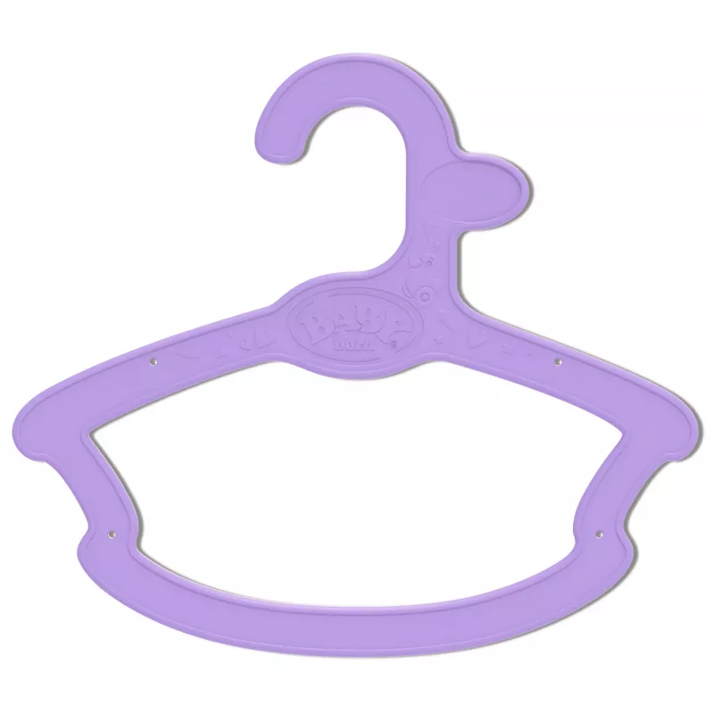 BABY born cabides, pack de 5 cabides para roupa de boneca 43cm