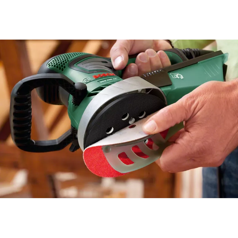 Bosch PEX 400 AE lixadora excêntrica, lixadora excêntrica, velcro, verde, Hungria, 4000 U/min, 26000 U/min