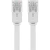 Cabo de rede Goobay 93358 1m Cat5e U/UTP RJ-45 branco