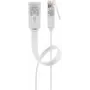 Cabo de rede Goobay 93358 1m Cat5e U/UTP RJ-45 branco