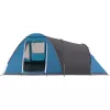Tenda de cúpula COLEMAN Waterfall 5 (modelo 2025) com extensão de túnel, azul/cinzento
